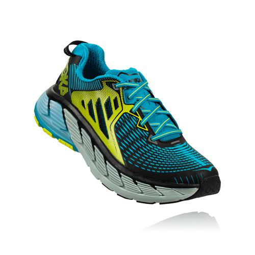 Hoka One One Gaviota Men's Black, Caribbean Sea 1016301 BCNS