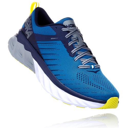 Hoka One One Arahi 3 Men's Wide EE Blue Sapphire, Mood Indigo 1104098 BSMI