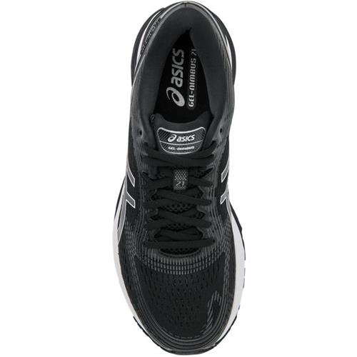 desmayarse Aislar Amasar Asics Gel Nimbus 21 Men's Running Shoe Black, Dark Grey 1011A169 001