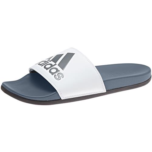 Adidas Adilette Comfort Slides Mens in Raw Steel, White, Black AC8412