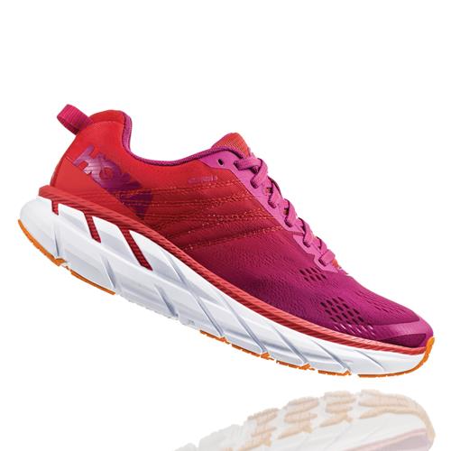 Hoka Clifton 6 Poppy Red, Cactus Flower 1102873 PRCFL