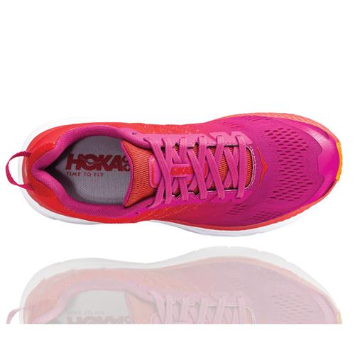 hoka clifton 6 poppy red