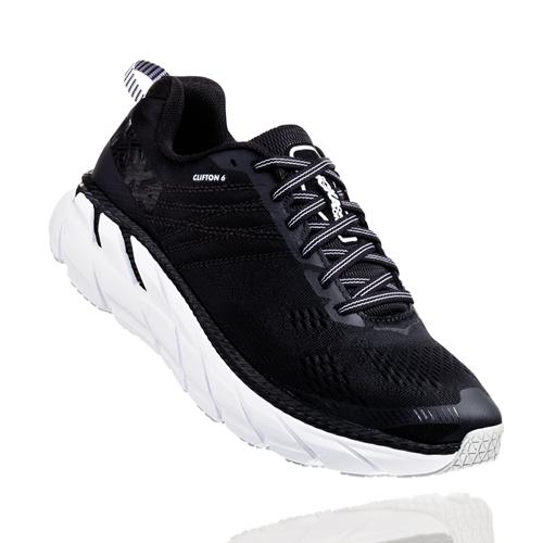 Hoka One One Clifton 6 Men's Black, White 1102872 BWHT
