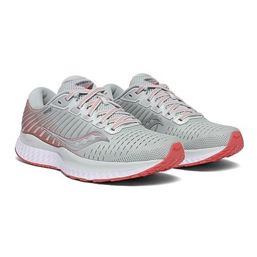 Saucony Guide 13 Women's Running Sky Grey, Coral S10548-45