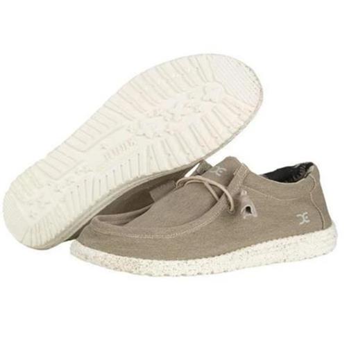 Hey Dude Wally Stretch Mens Beige 110380500