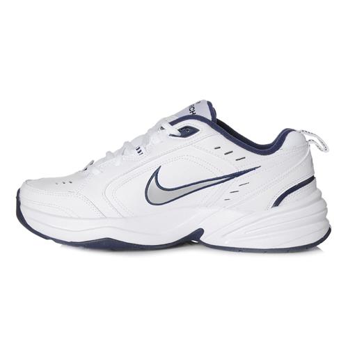 nike air monarch iv white navy