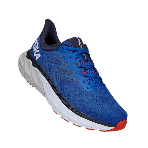 Hoka One One Arahi 5 Men's Turkish Sea, White 1115010 TSWH
