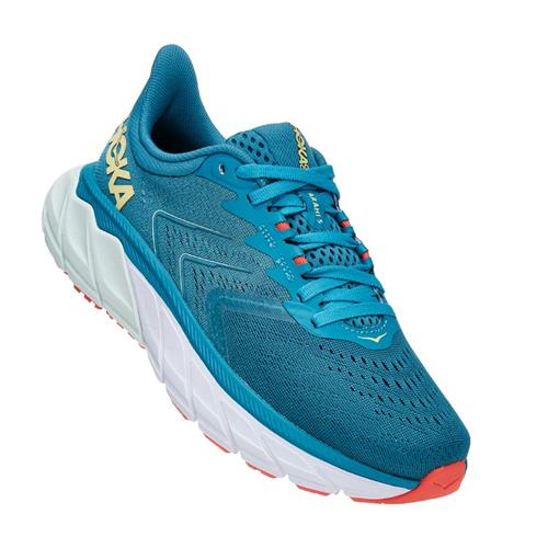 Hoka One One Arahi 5 Women's Mosaic Blue, Luminary Green 1115012 MBLGR