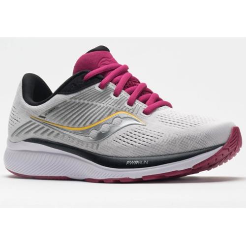 Saucony Guide 14 Women's Running Wide D Alloy, Cherry S10655-55