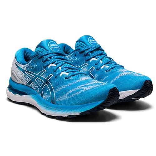 Asics Gel Nimbus 23 Women's Running Digital Aqua, White 1012A885 401