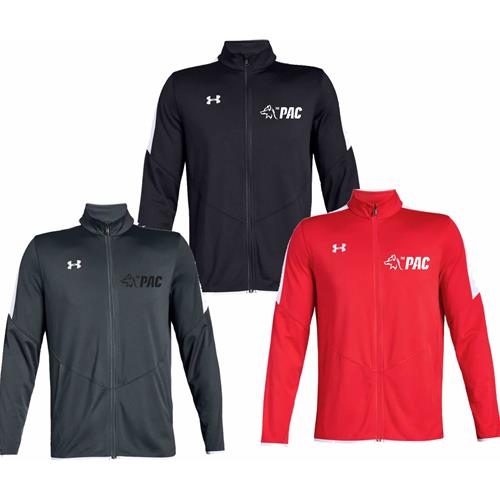 Deck Dogs Baseball 2021 Under Armour Men's Rival Knit Warm Up Jacket 1326761DDB21