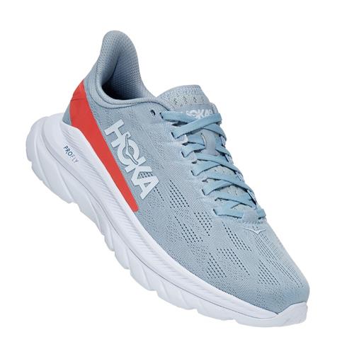 Hoka One One Mach 4 Women's Blue Fog, Hot Coral 1113529 BFHC