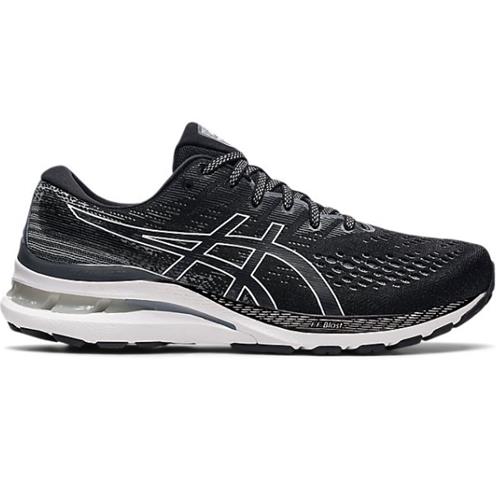 Asics Gel Kayano 28 Men's Wide 4E Running Shoe Black, White 1011B191 003