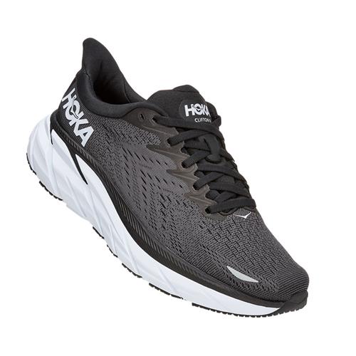 Hoka One One Clifton 8 Women's Wide D Black, White 1121375 BWHT