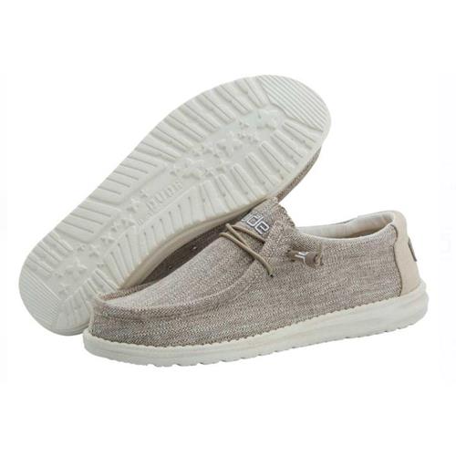 Hey Dude Wally Woven Mens Beige 110390500