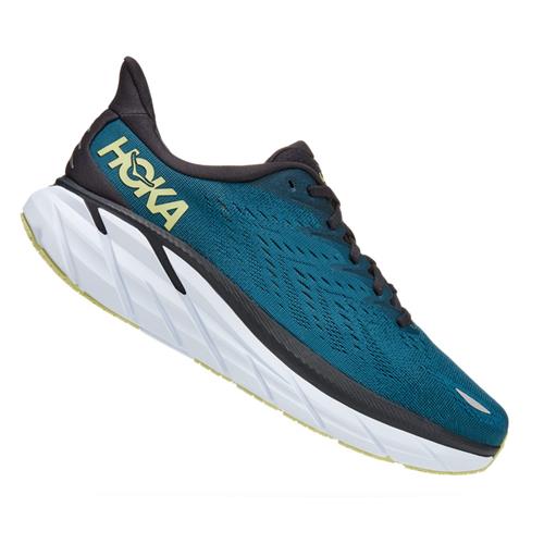Hoka One One Clifton 8 Men's Wide EE Blue Coral, Butterfly 1121374 BCBT