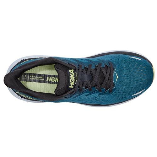 Hoka One One Clifton 8 Men's Wide EE Blue Coral, Butterfly 1121374 BCBT