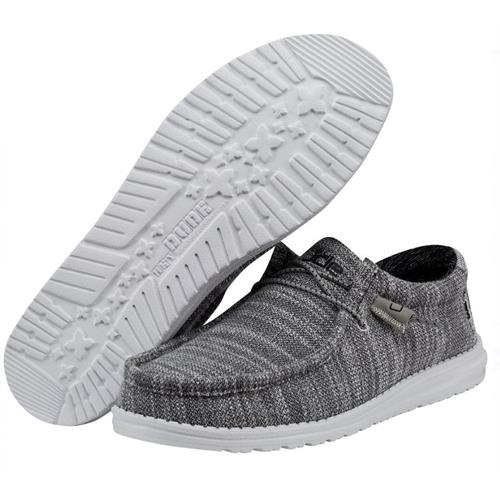 Hey Dude Wally Stretch Men's Granite 110383045
