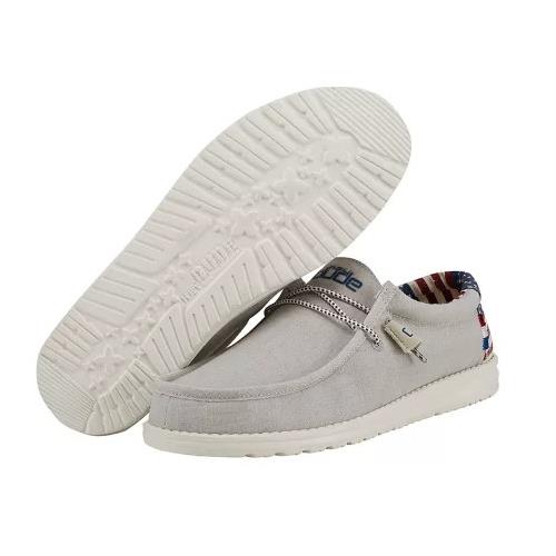 Hey Dude Wally Off White Patriotic 110060184