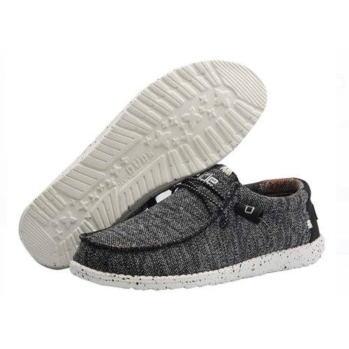 Hey Dude Wally Sox Classic Men's Black, White 110354912