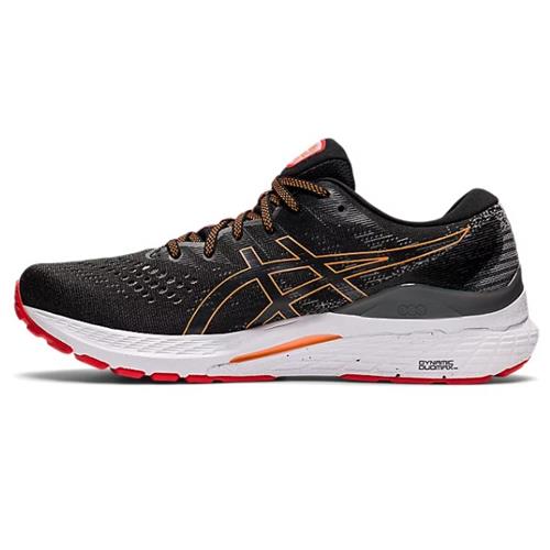 Difuminar ganancia Aventurarse Asics Gel Kayano 28 Men's Wide 4E Running Shoe Black, Clay Grey 1011B191 005