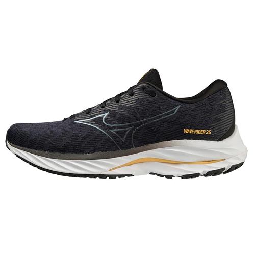 Mizuno Wave Rider 26 Men's Wide EE Running Odyssey Grey-Metallic Grey 411375.9ZMG
