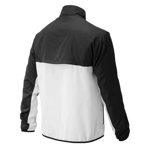 New Balance Men's Athletic Jacket Black, White TFMJ770BlkWht