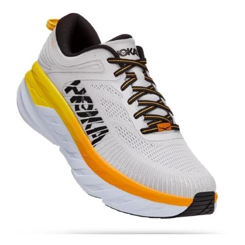 Hoka One One Bondi 7 Men's Nimbus Cloud, Radiant Yellow 1110518 NCRY