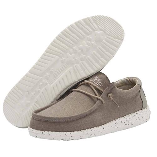 Hey Dude Wally Chambray Sepia Brown 110061549