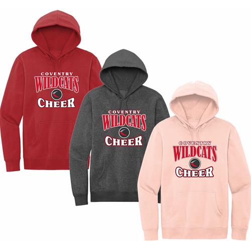 Coventry Wildcats Cheerleading 2023 S District VIT Fleece Hoodie DT6100CWC23