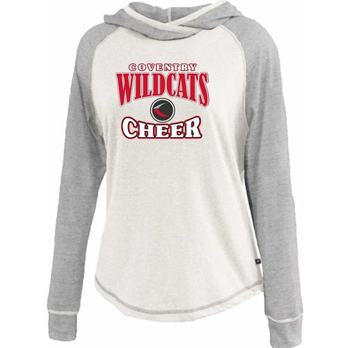 Coventry Wildcats Cheerleading 2023 S Pennant Women's Triblend Hoodie 5238CWC23