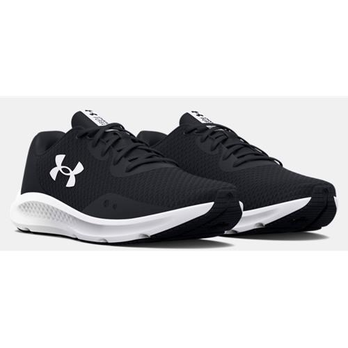 Under Armour Pursuit 3 Women's Running Shoe in Black, White 3024889-001