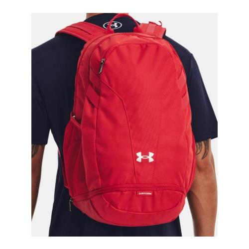 Under Armour UA Hustle Backpack Ldwr Mochila, Hombre, Rojo  (Red/Graphite/Silver 600), Talla única: .es: Deporte…