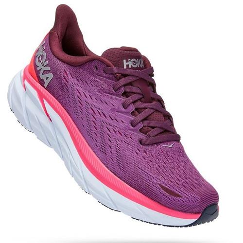 Hoka One One Clifton 8 Women's Grape Wine, BeautyBerry 1119394 GWBY
