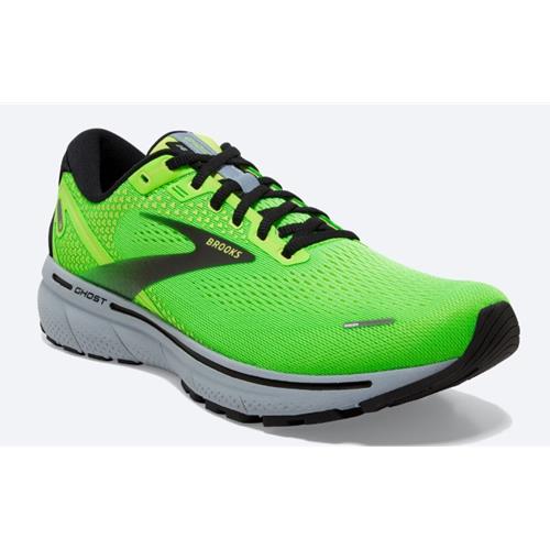Brooks Ghost 14 Men's Running Green Gecko, Blue, Black 1103691D310