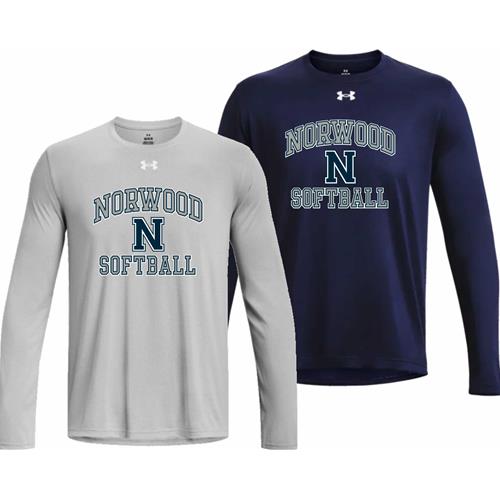 Norwood Softball 2023 S Under Armour Team Tech Tee Long Sleeve 1376843NS23