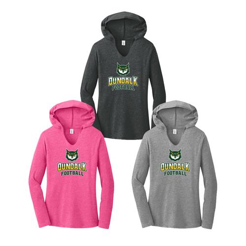 Dundalk Jr Owls Football S District ® Women’s Perfect Tri ® Long Sleeve Hoodie DM139LDJO