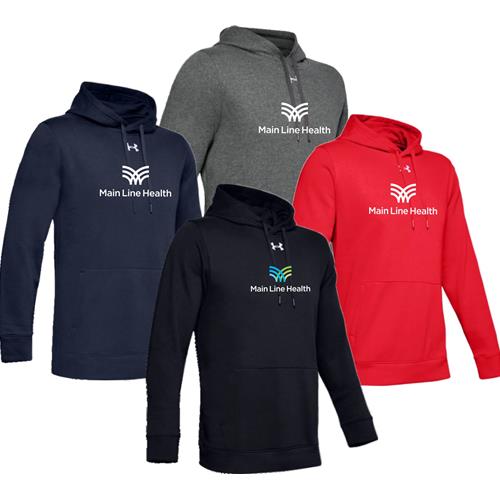 Main Line Health Heart Walk 2023 S Under Armour Hustle Fleece Hoody 1300123MLHW23