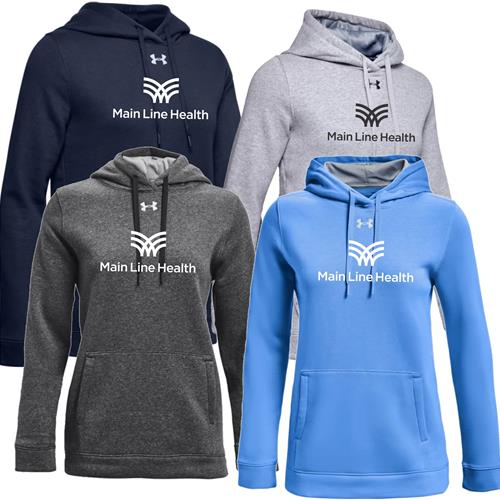 Main Line Health Heart Walk 2023 S Under Armour Womens Hustle Fleece Hoody 1300261MLH23