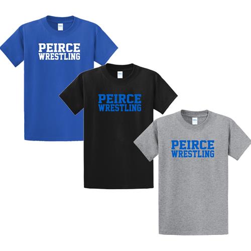 Peirce Wrestling 2023 S Port & Company® Short Sleeve Essential Tee PC61W23