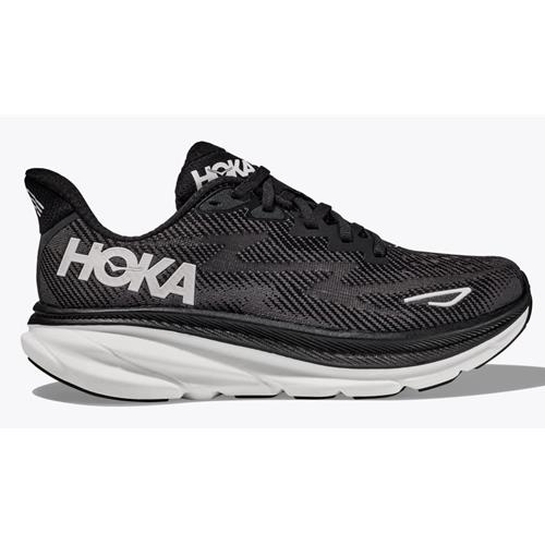 Hoka One One Clifton 9 Men's Wide EE Black, White 1132210 BWHT