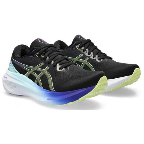 Asics Gel Kayano 30 Women's Running Black, Glow Yellow 1012B357 003