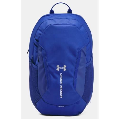 Under Armour Hustle 6.0 Team Backpack Castlerock Full Heather, Castlerock, Metallic Silver 1384673-025