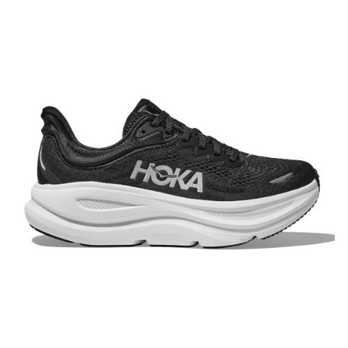 Hoka One One Bondi 9 Women's Wide D Black, White 1162014 BWHT