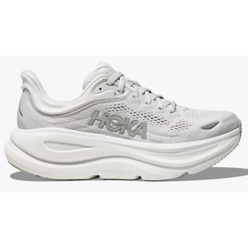 HOKA Bondi 9 Women's Wide D Stardust, Silver 1162014 SDSTS