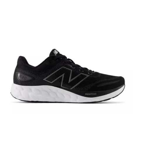 New Balance Fresh Foam 680v8 Men's Waterproof Wide 4E Running Shoe Black, M680WBK8