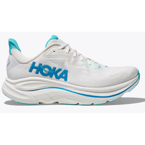 HOKA Clifton 10 Men's White, Skyward Blue 1162030 WKY
