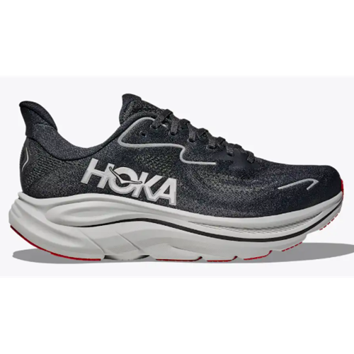 HOKA Clifton 10 Men's Wide EE Black, Silver 1162032 BKSV