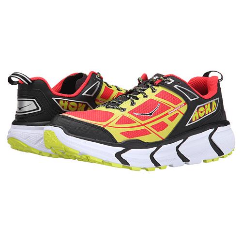 Hoka One One Men's Vanquish Black, Poppy Red 1007874 BPRD