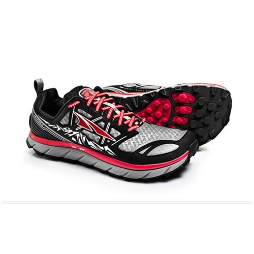 Altra Lone Peak 3 Trail Running Shoe for Men Black, Red A1653-1